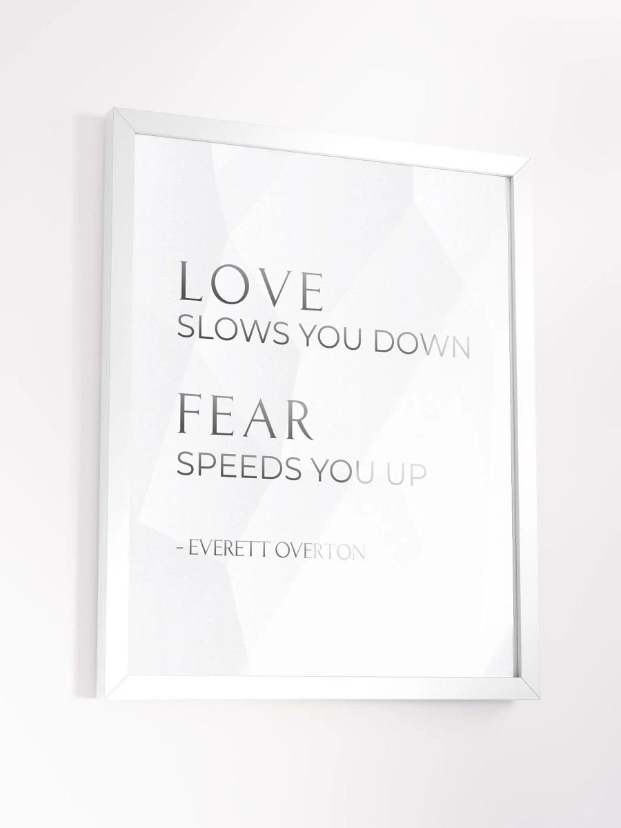 Love Slows You Down Wood Framed Artwork product image (3)