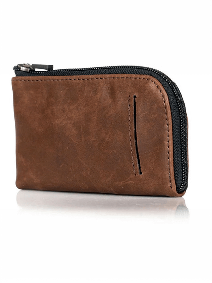 Access Wallet – RFID-Blocking Leather Wallet with Self-Locking Zipper & Quick-Access Pocket product image (1)