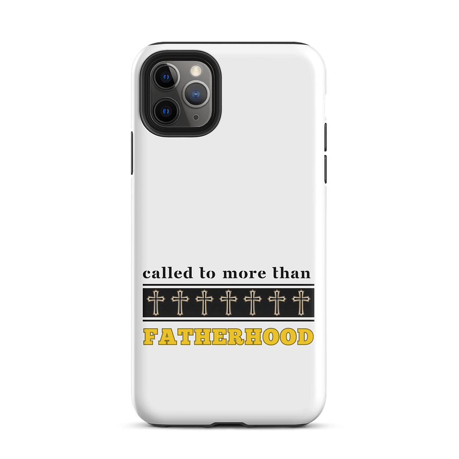 Called to More Than Fatherhood | Christian Dad Iphone Tough Cover | Faith-Based Gift for Dads product image (3)
