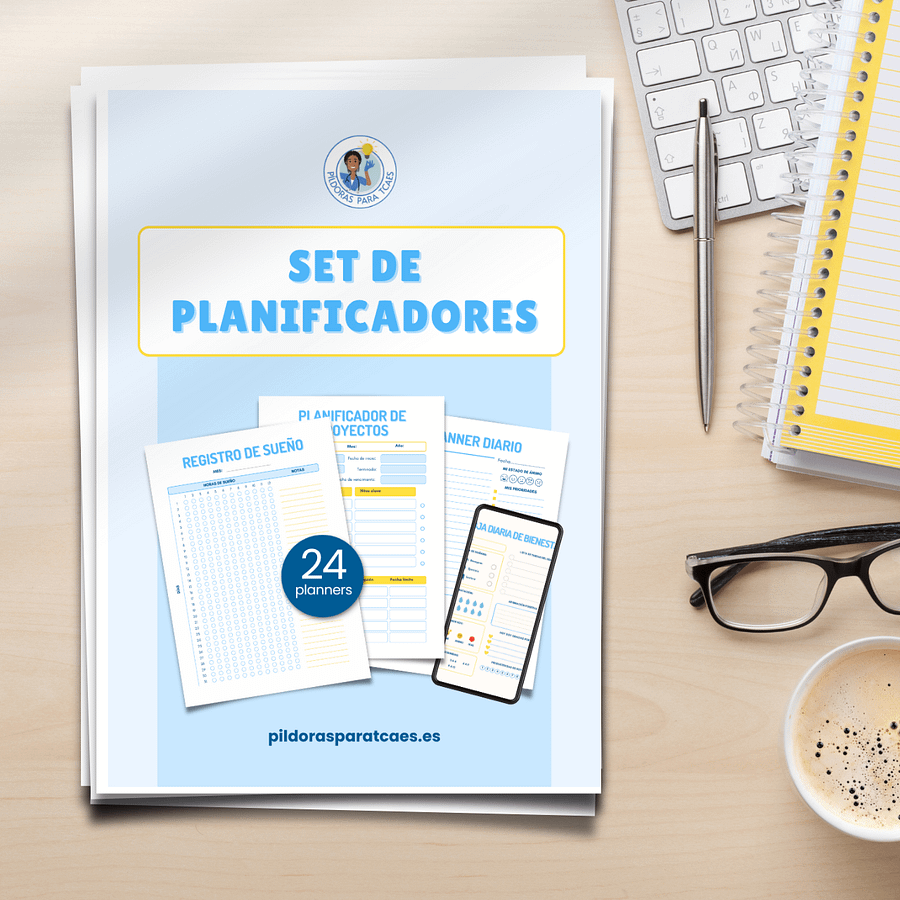 Planificadores de estudio. Set de 24 plantillas. Organización product image (5)