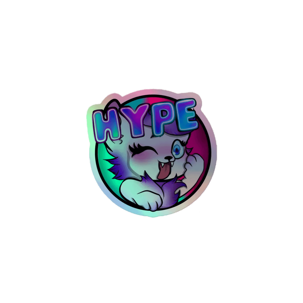 HYPE Wolf Holographic Sticker product image (1)
