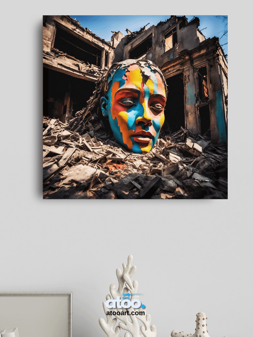 Elegy to Humanity - 15 | Canvas Art Painting product image (5)