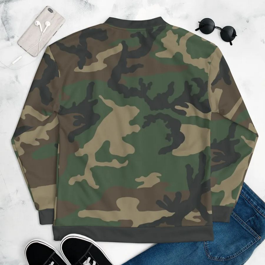 "CIF" M81 Woodland Camo Customizable Bomber Jacket product image (12)