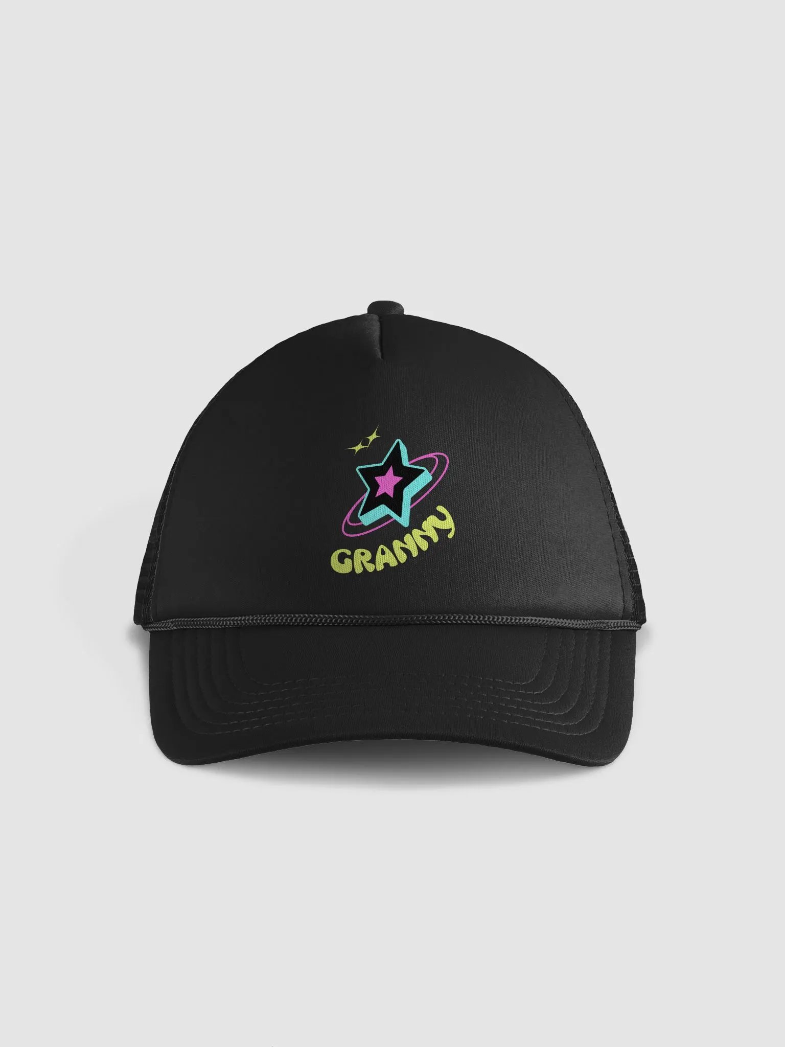 Starry Grandma Foam Trucker Hat product image (1)