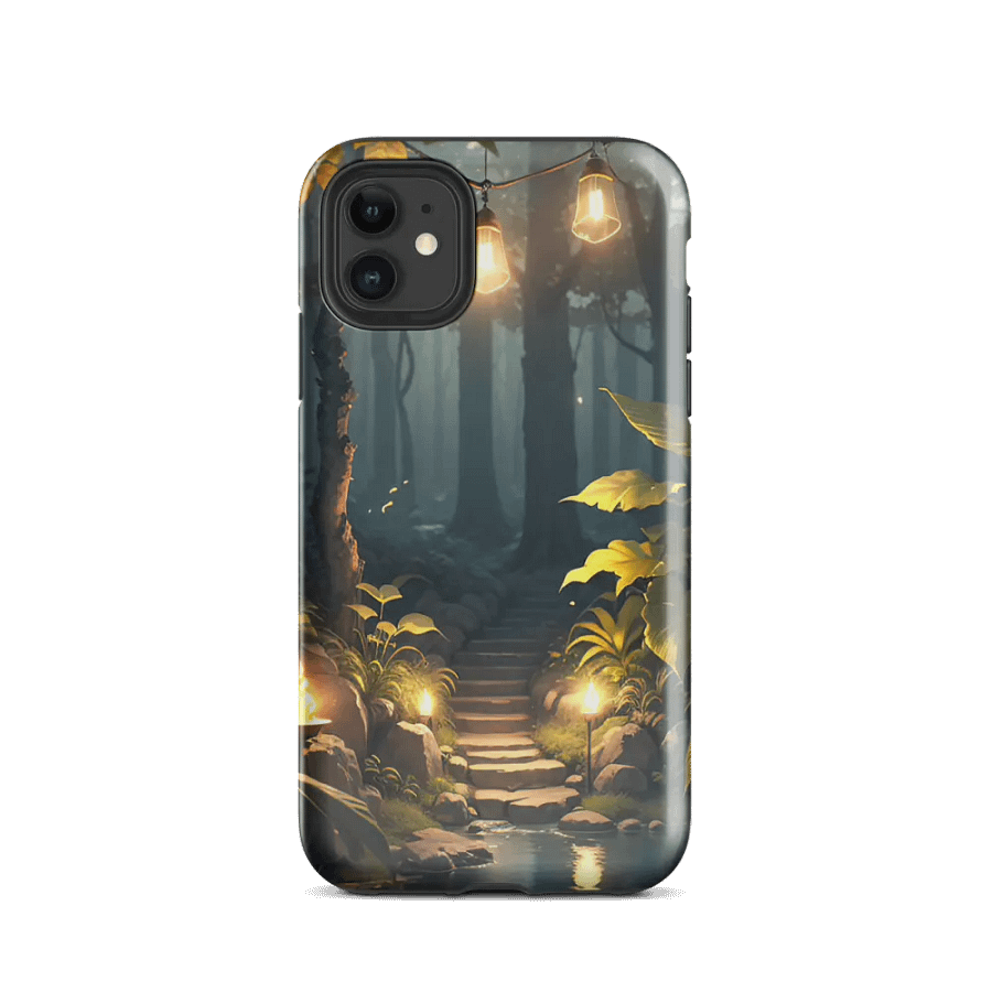 Enchanted Forest iPhone Tough Case – Mystical Pathway Design product image (24)