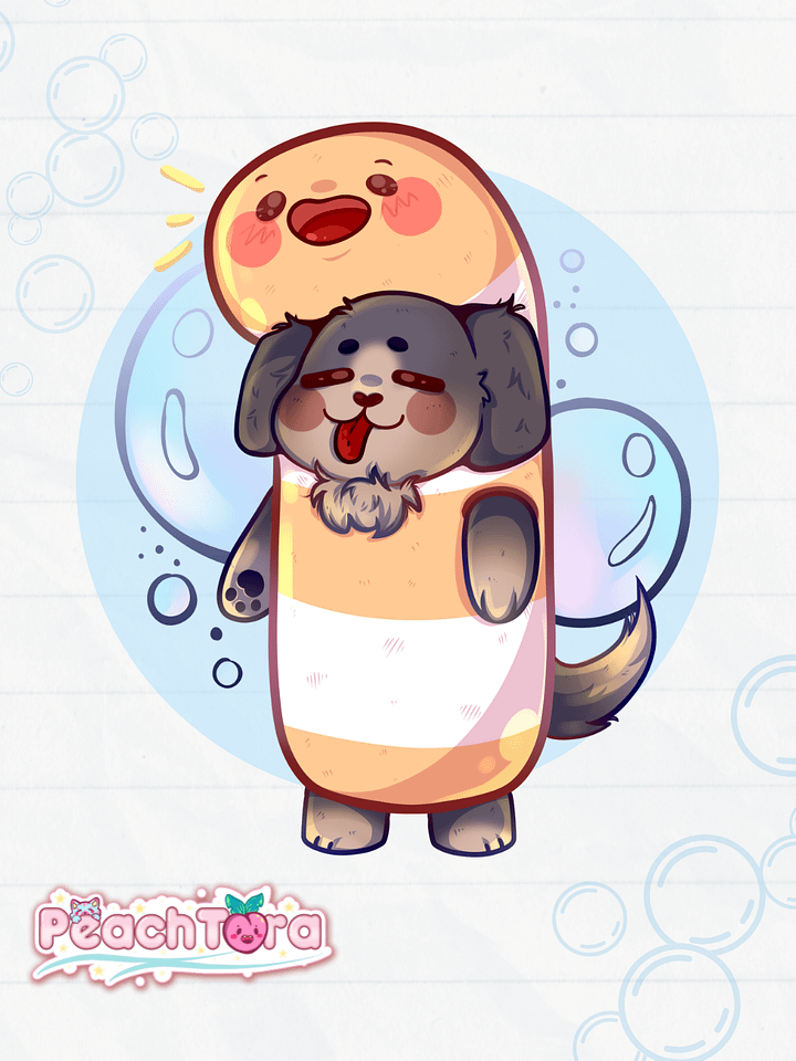 Garden Eel Doggo 🐶 (Clear) product image (1)