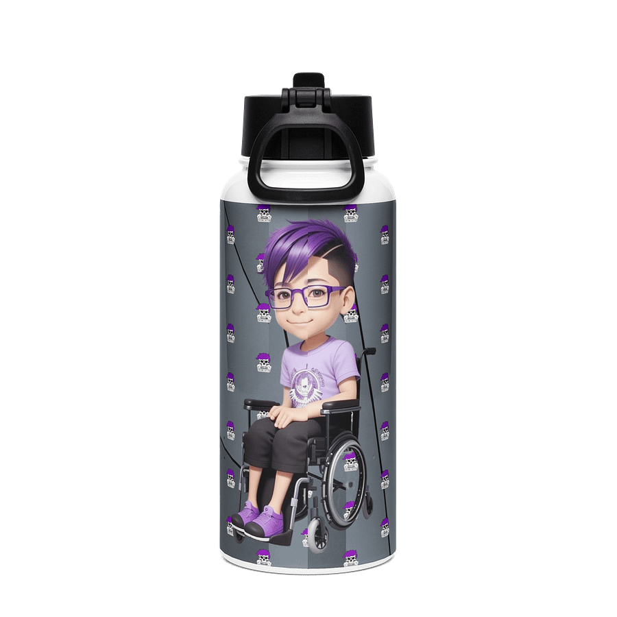 Enigma Stainless Steel Water Bottle with a Straw Lid product image (2)