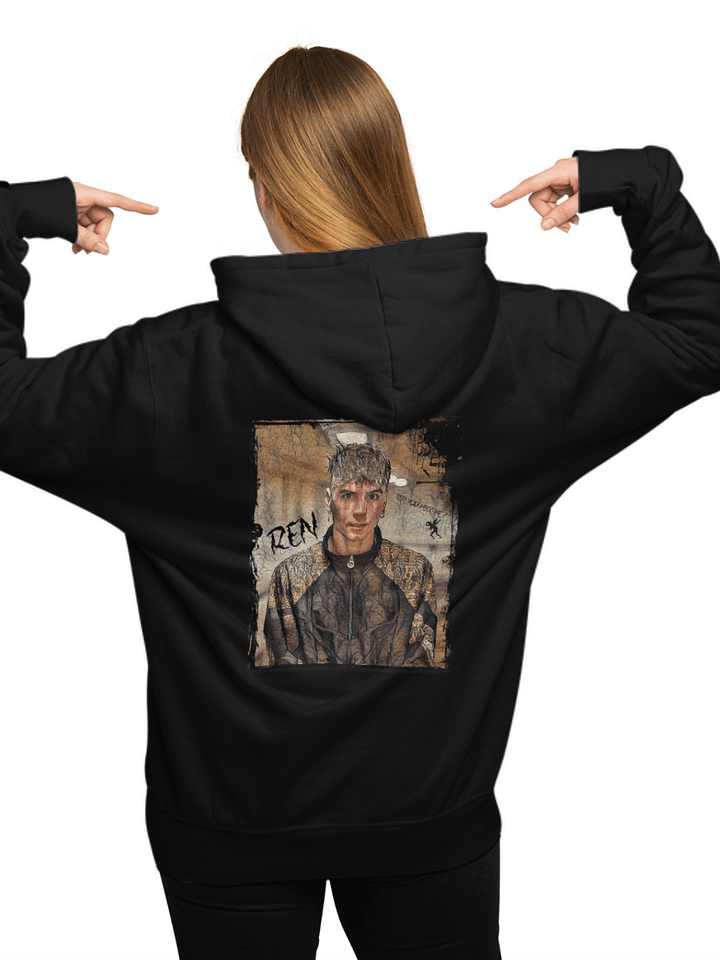 Copy of Singer From Wales Uk Zippered Gildan Unisex Hoodie product image (2)