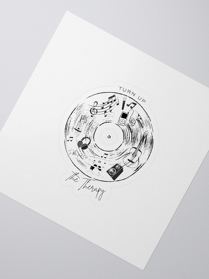 Turn Up the Therapy Sticker product image (2)