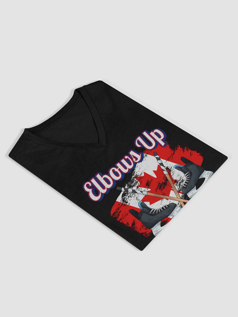 Canadian Hockey Vibes V-Neck Tee product image (6)