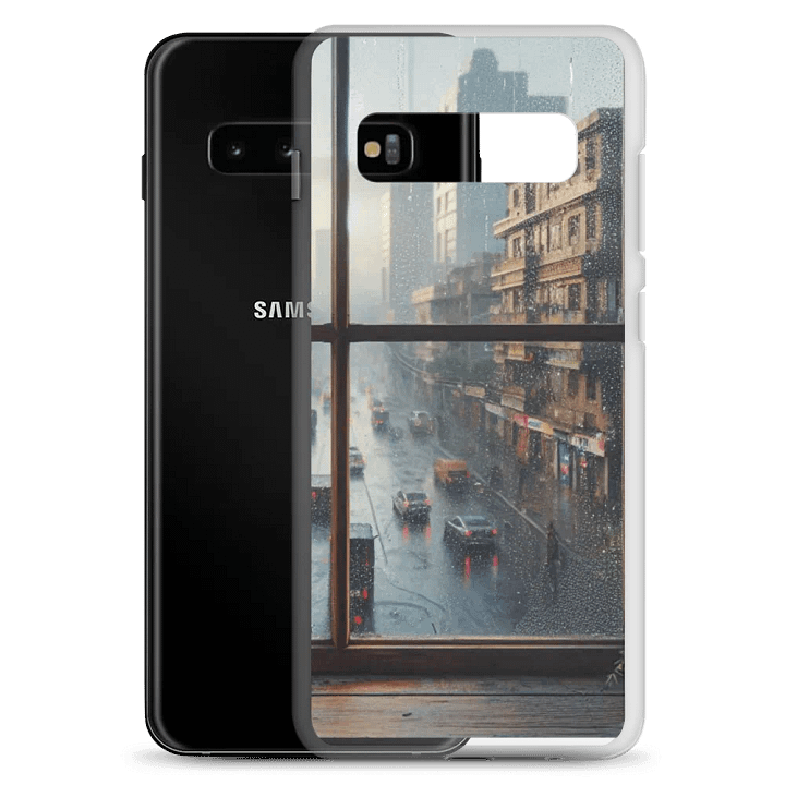 Rainy Cityscape Samsung® Clear Case product image (23)