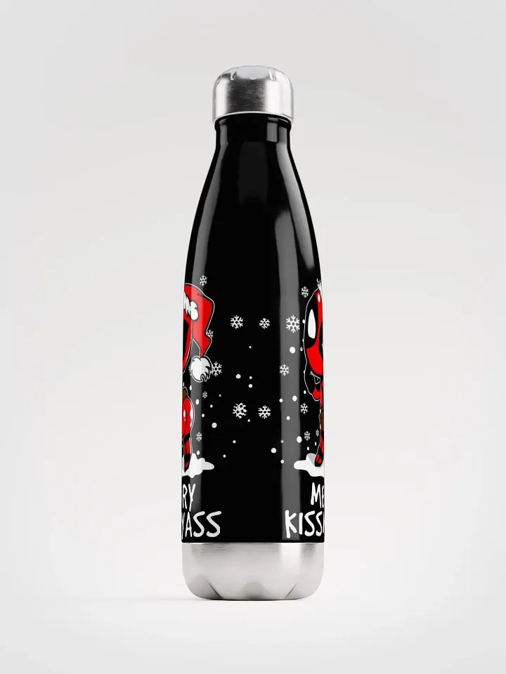 Santa's Secret Message Stainless Steel Water Bottle product image (1)