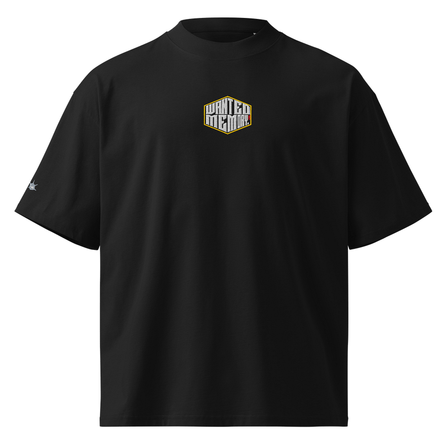 hexagon logo crew neck embroidery t shirt product image (1)