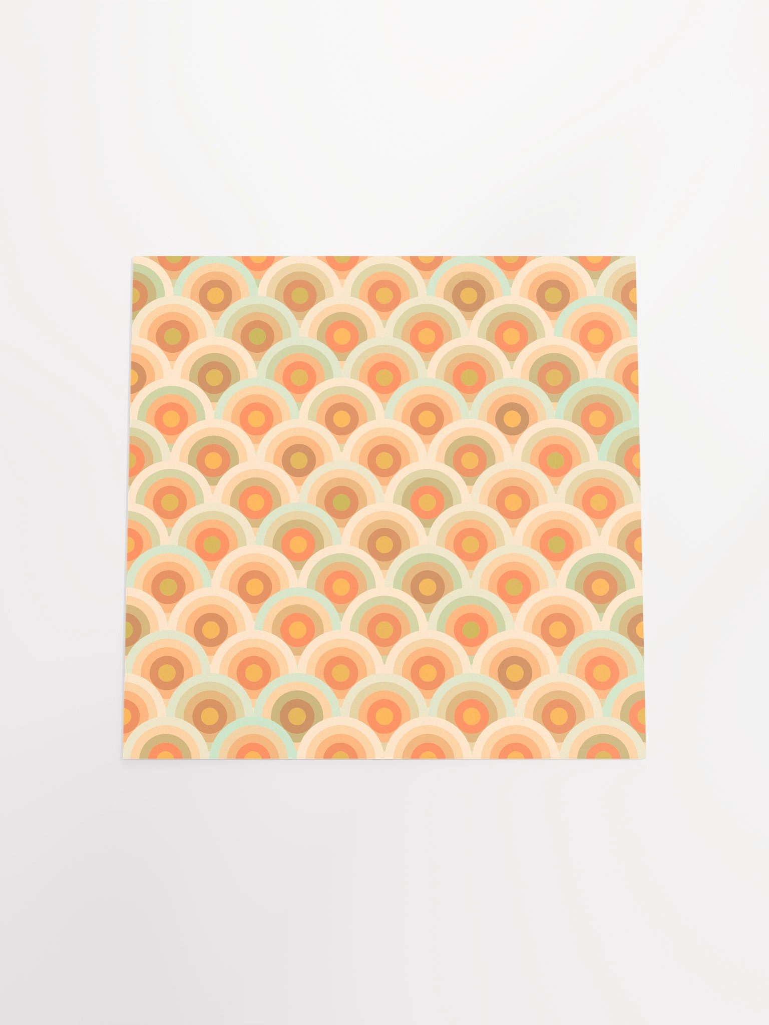 Retro Scalloped Semicircles Poster product image (4)