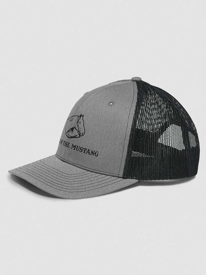 Year of the Mustang Richardson Trucker Hat (Black Logo) product image (2)