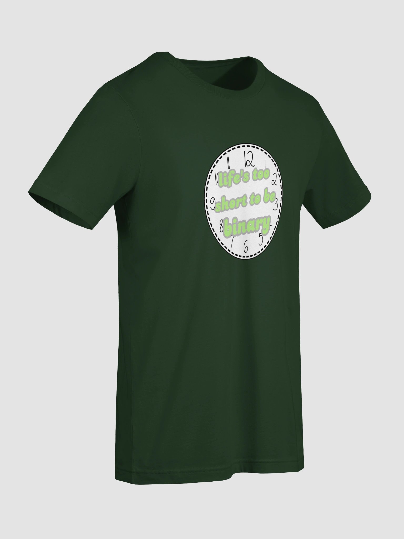 life's too short to be binary agender t-shirt product image (42)