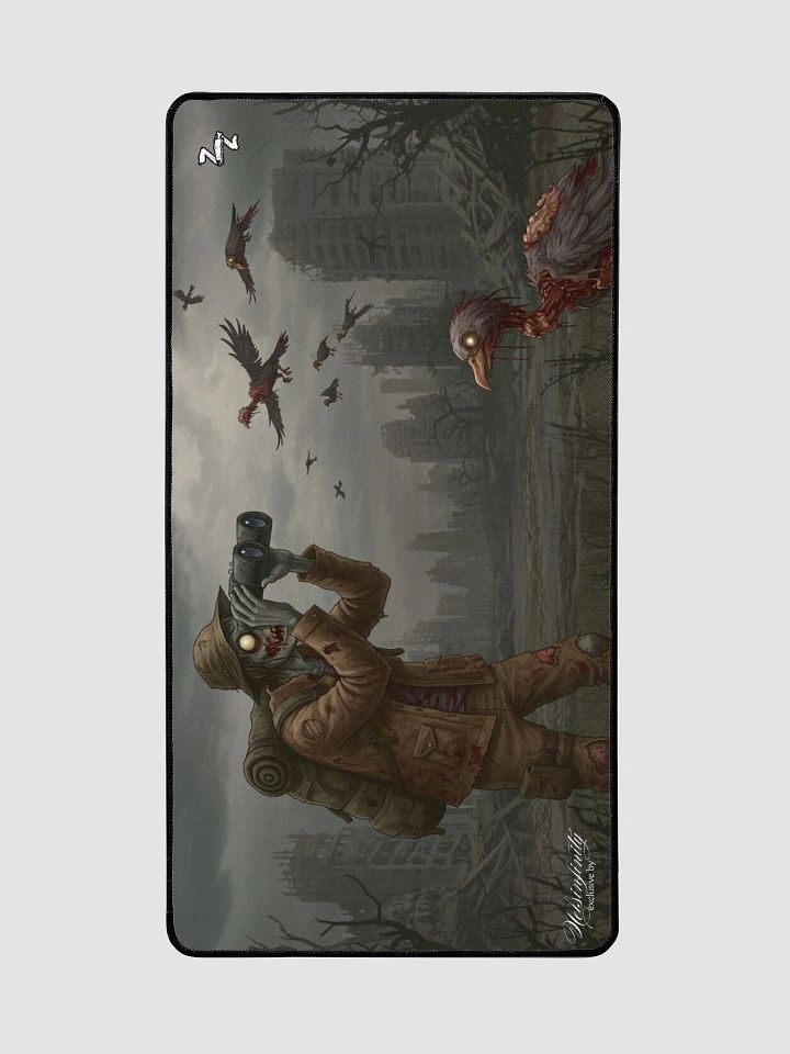 Exclusive Zombie Bird Watching Like A Zombie 05 Desk Mat product image (2)