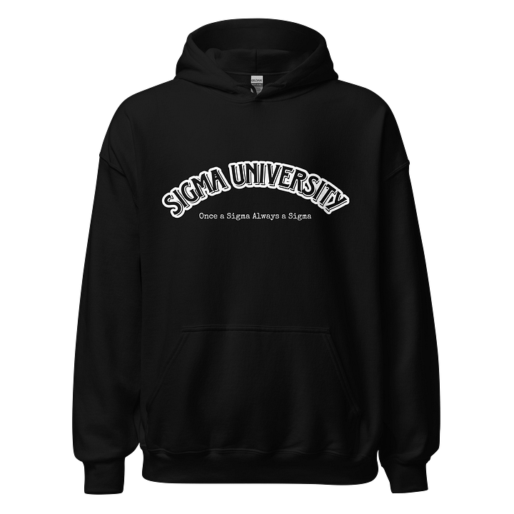 Sigma University Hoodie (White Text) product image (1)