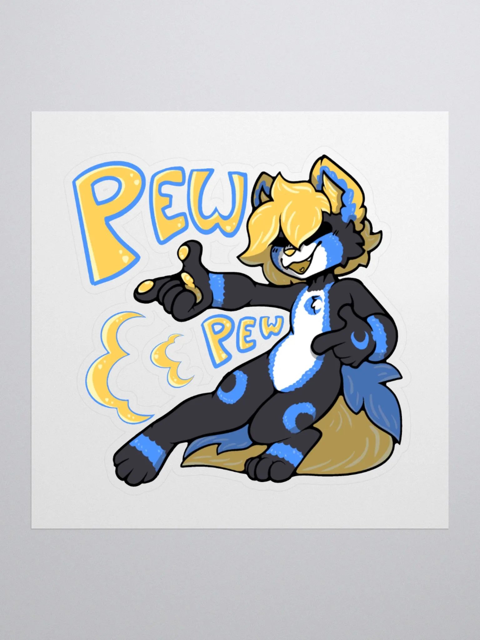 Pew Pew Sticker product image (2)