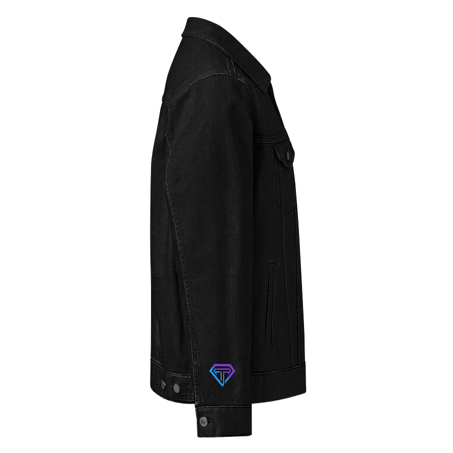 Geometric Threads Emblem Denim Jacket product image (4)