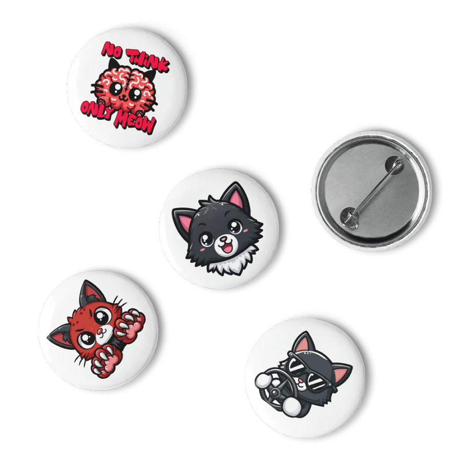 Kitty Kat badge set product image (15)