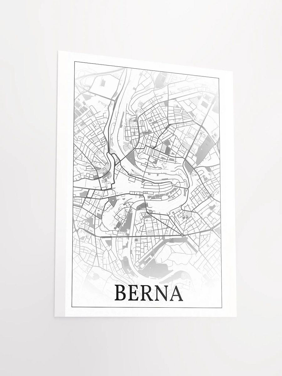 Berna, Svizzera, city map print product image (15)