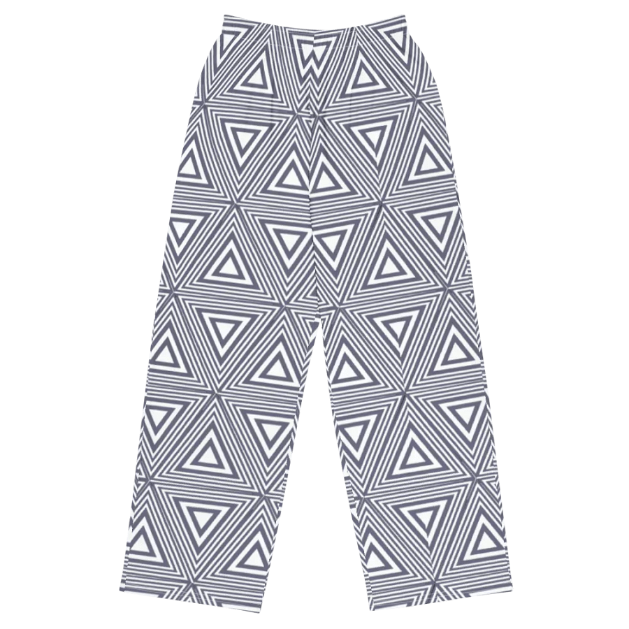 Gray Triangles Wideleg Pants product image (2)