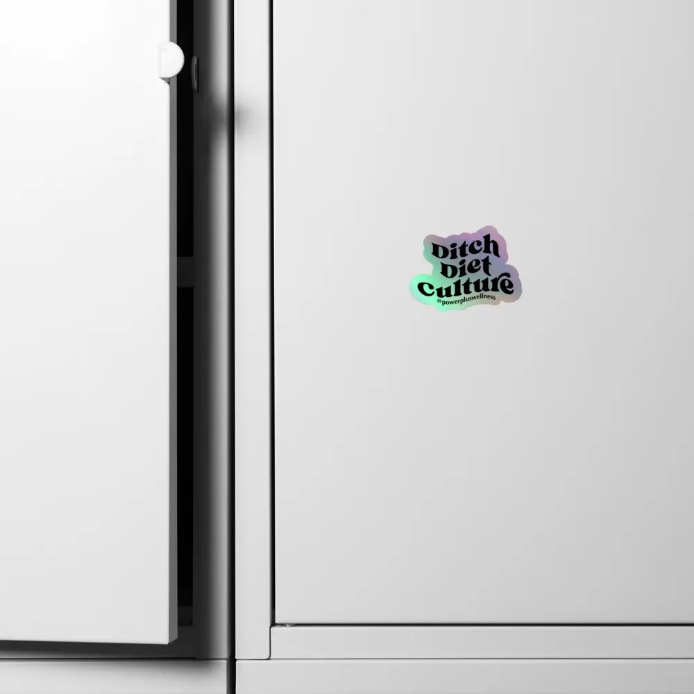 Ditch Diet Culture Holo Sticker product image (4)