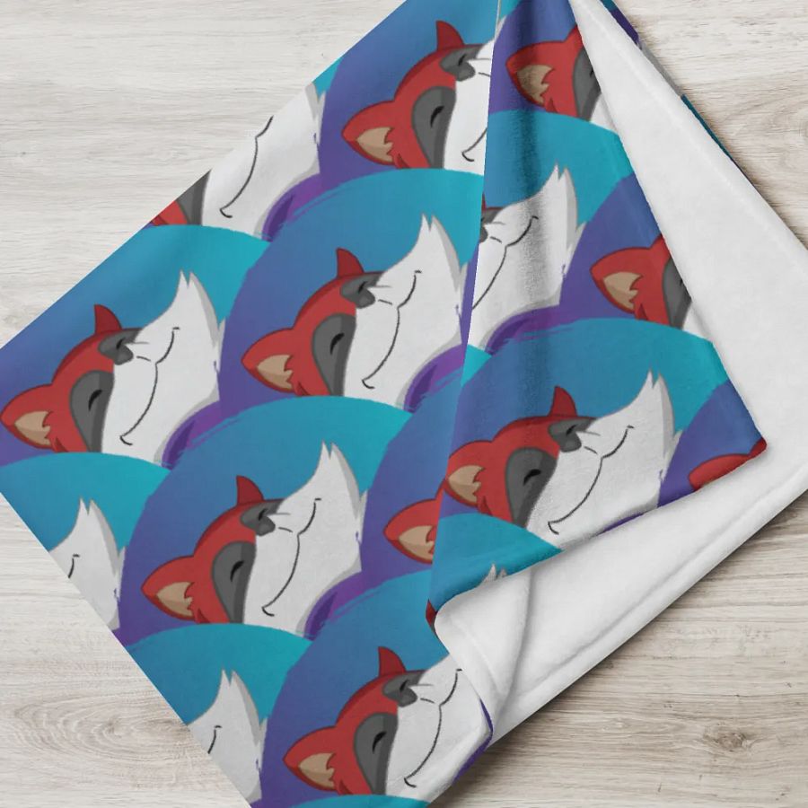 Red Trash Panda Love Blanket product image (17)