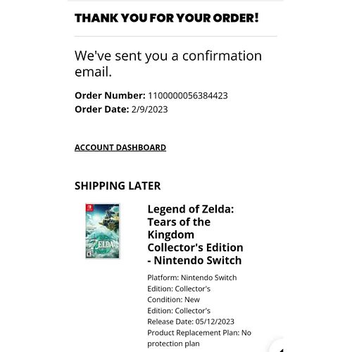 It's happening!

#Nintendo #NintendoSwitch #TearsOfTheKingdom #CollectorsEdition #Unboxing #CrossplayGaming