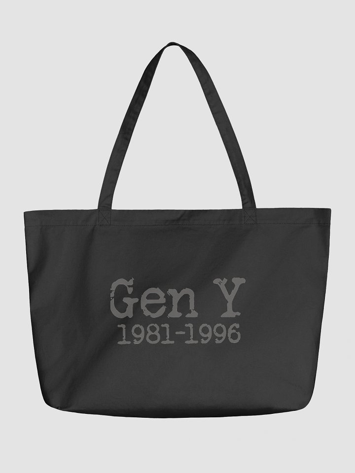 Gen Y 1981-1996 Decorative Tote Bag product image (1)