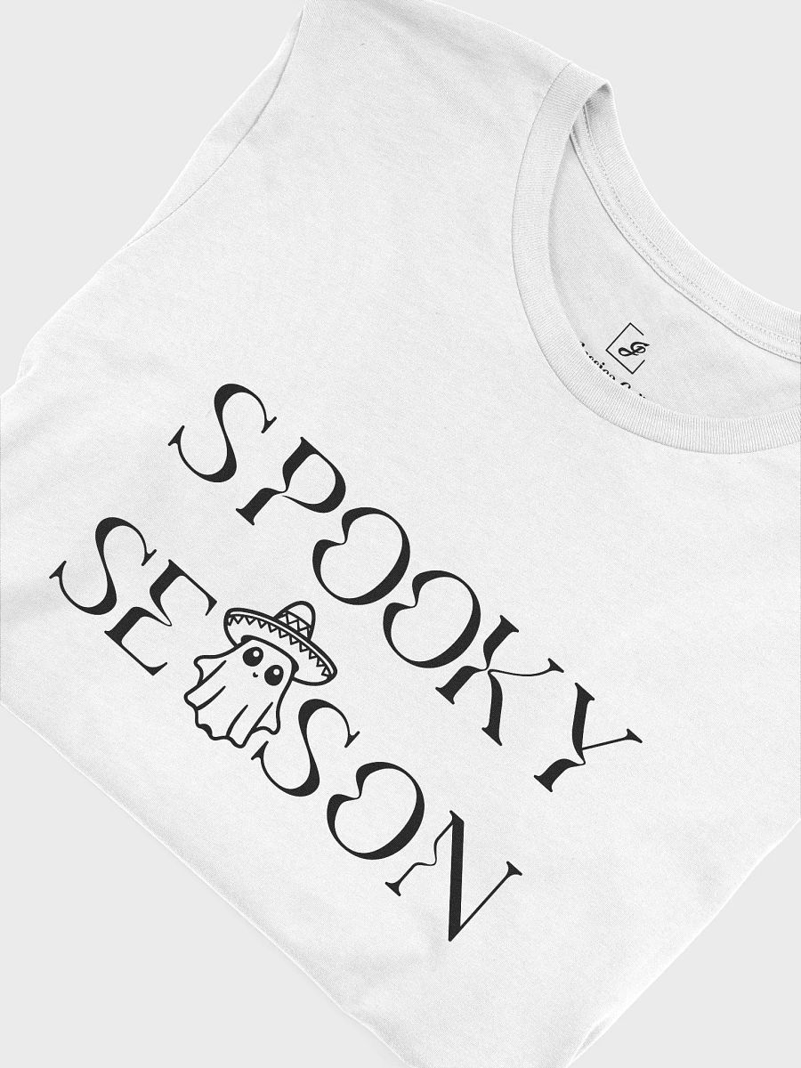 Spooky Season Sombrero Ghost Monochrome Supersoft Classic Fit T-Shirt product image (3)