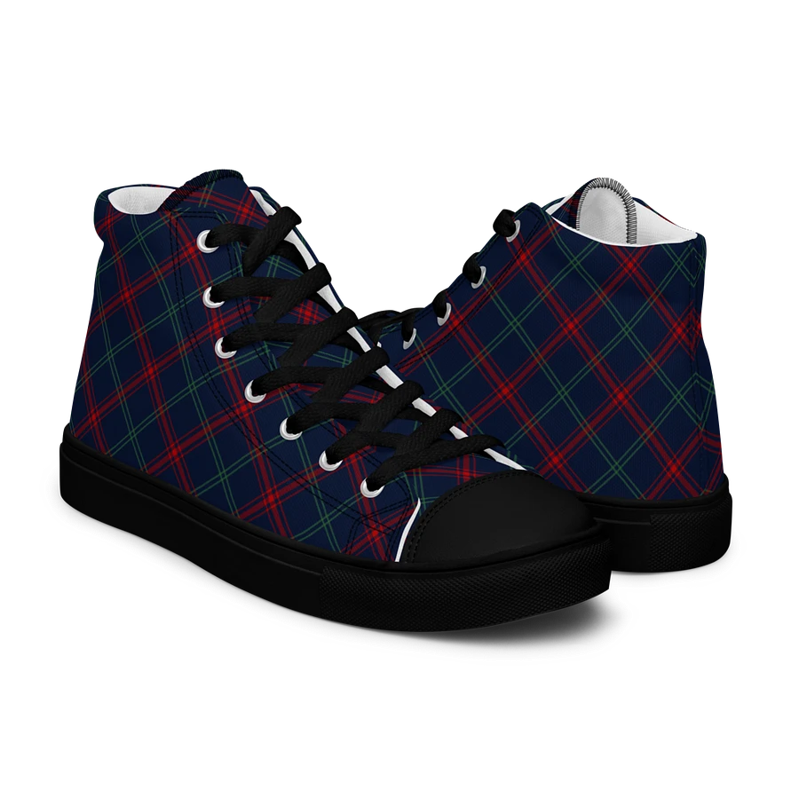 Lynch Tartan Men's High Top Shoes product image (7)