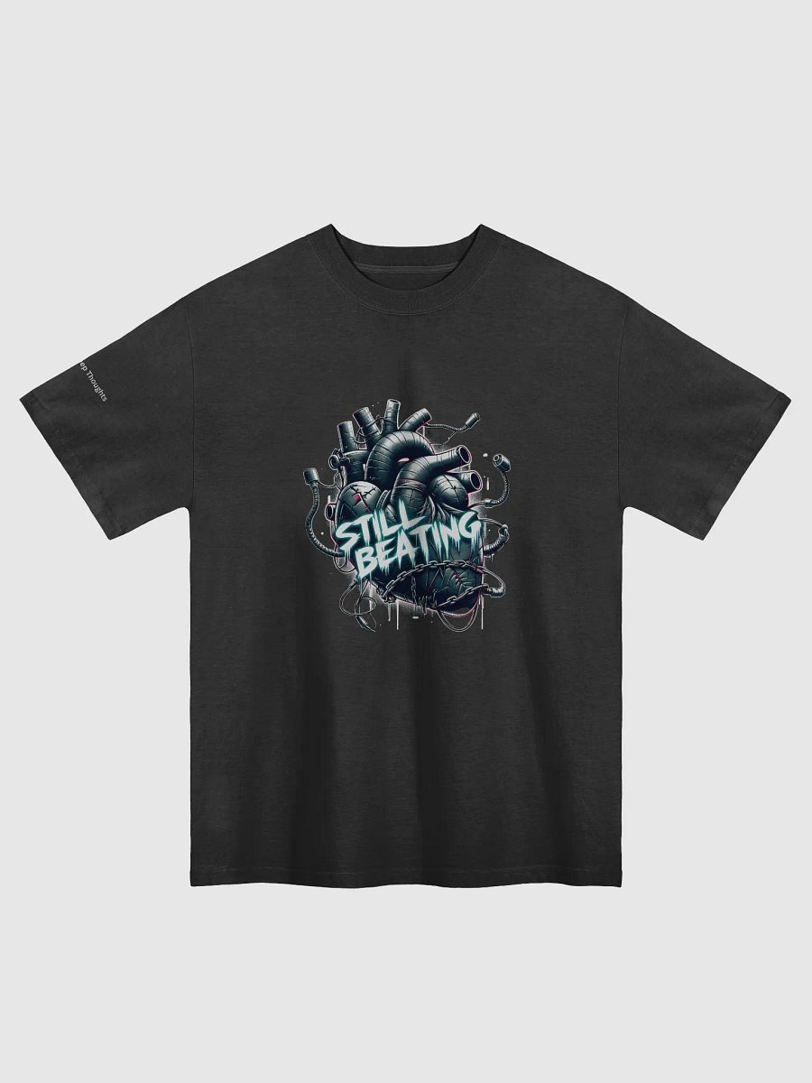 Still Beating Mechanical Heart Oversized Tee product image (3)