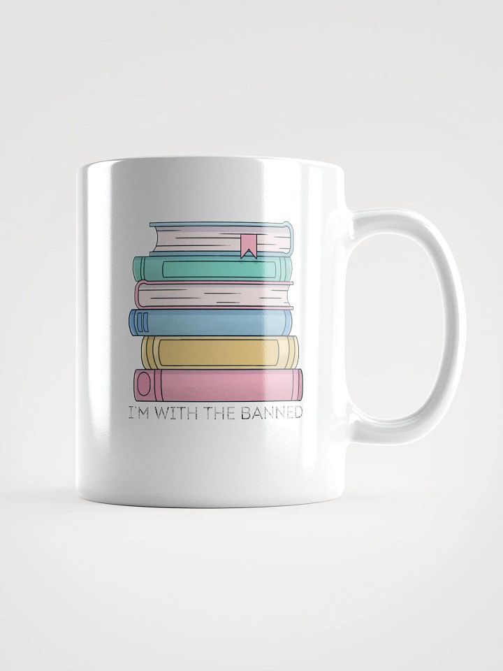 I'm With the Banned Book Stack Mug product image (3)