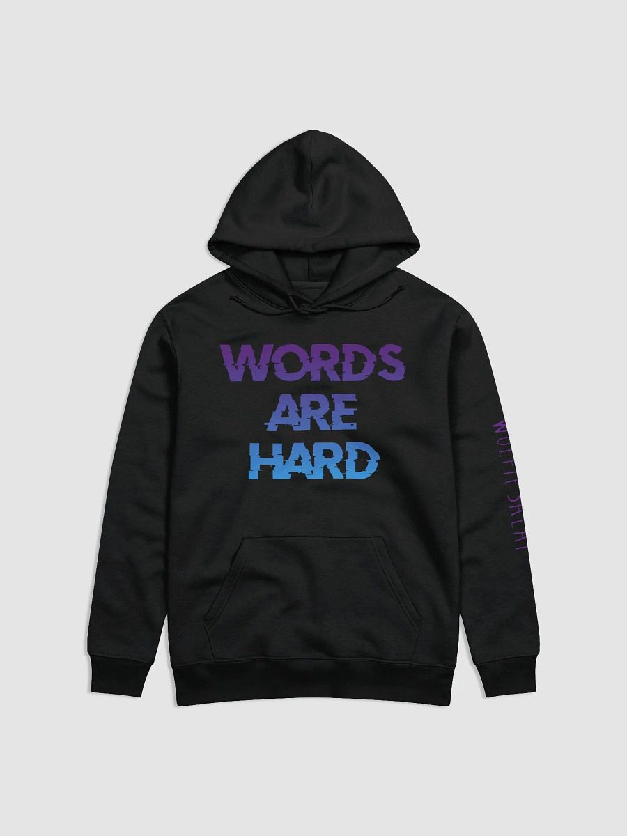 Word Are Hard Hoodie product image (3)