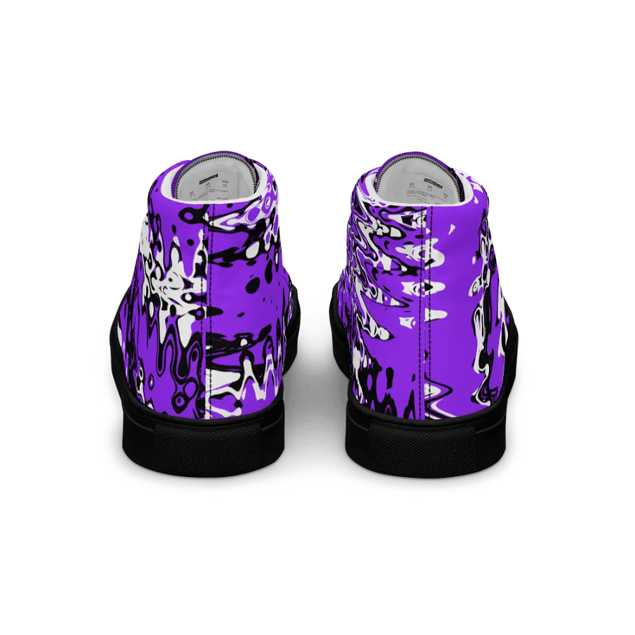 Cyberpurple high top canvas shoes (womens) product image (5)