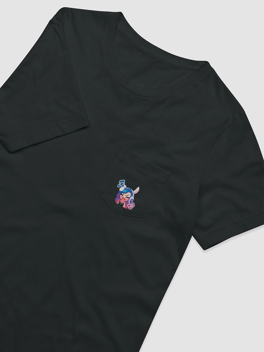 Mini-Rabbit Yelling on Your Chest - Jersey Pocket t-shirt product image (2)