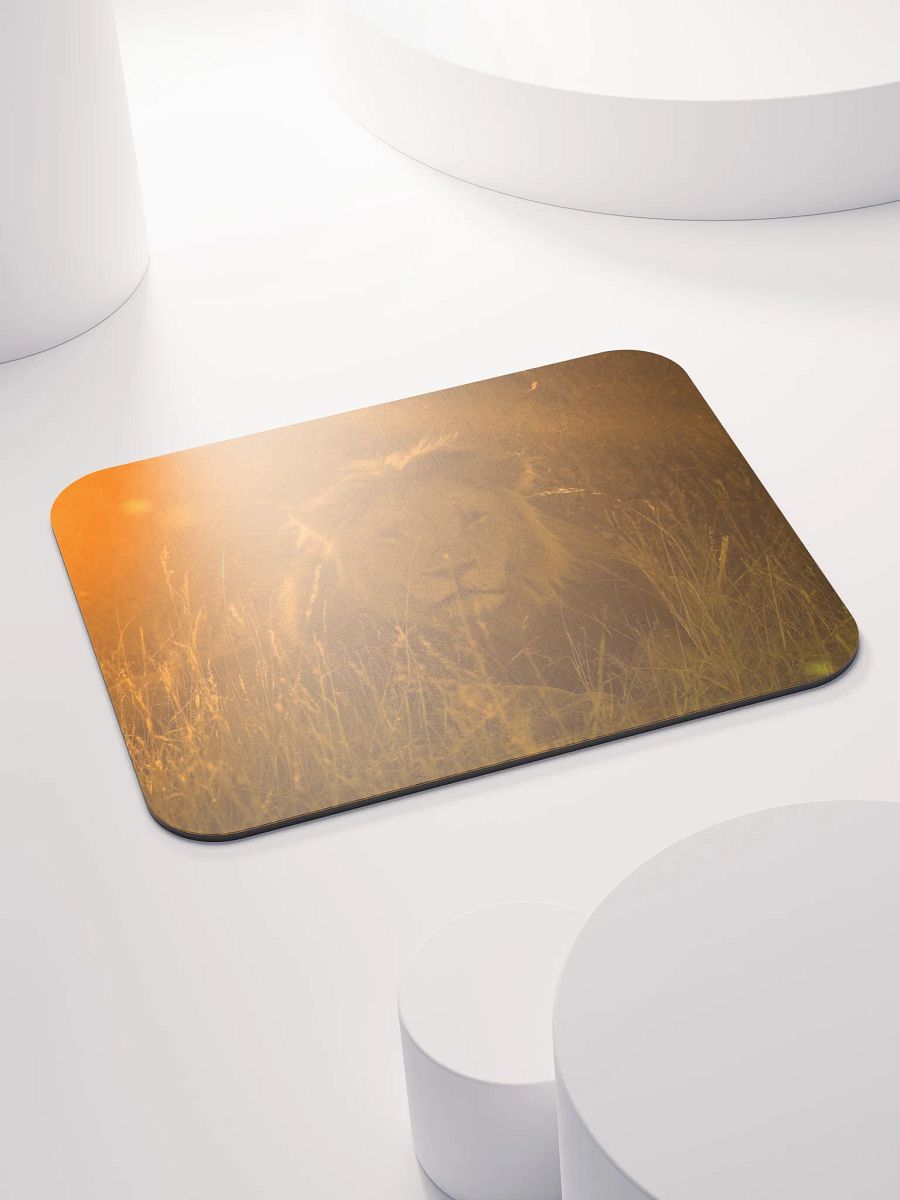 Sunrise Lion mouse pad have this on your desk product image (4)