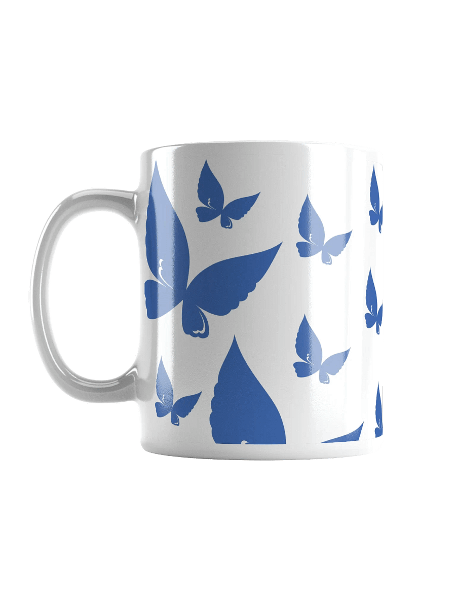 Blue Butterfly Silhouettes Mug product image (17)