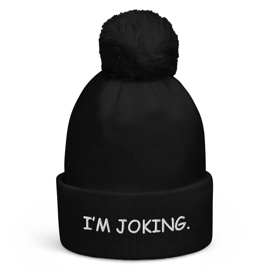 THE OFFICIAL "I'm Joking," POM BEANIE product image (1)