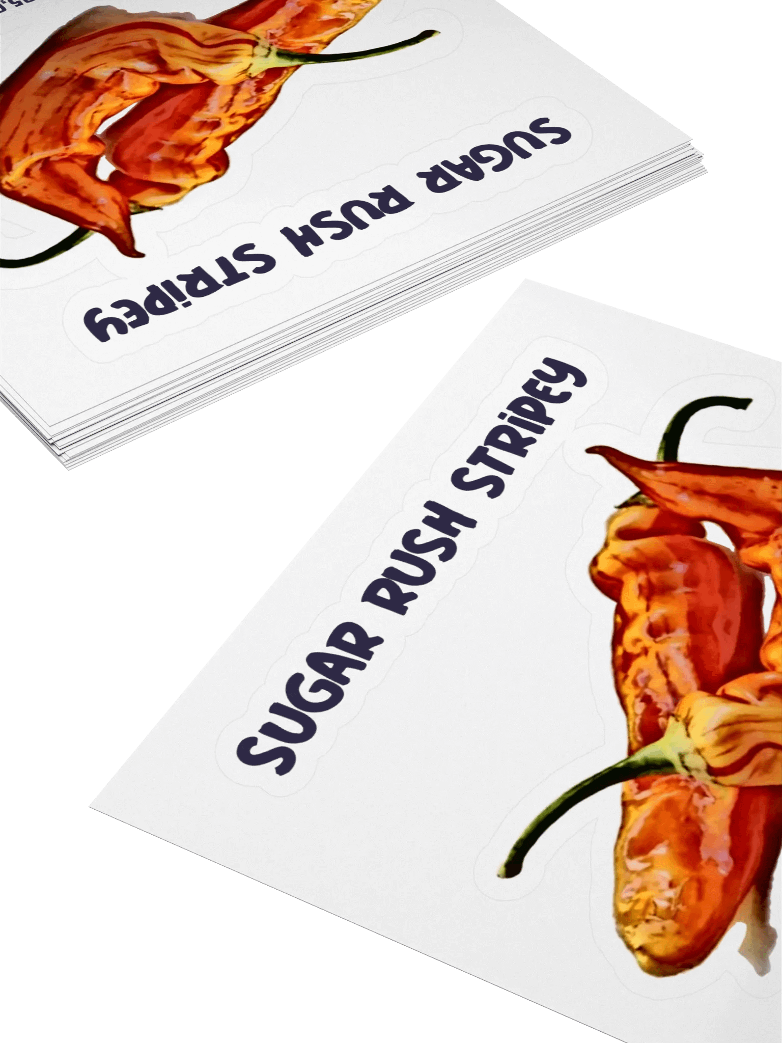 Sugar Rush Stripy Pepper Sticker product image (4)