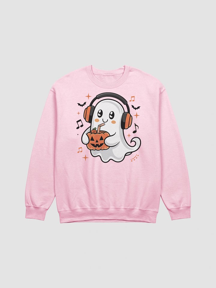 Groovin’ Ghost Halloween Sweatshirt product image (1)