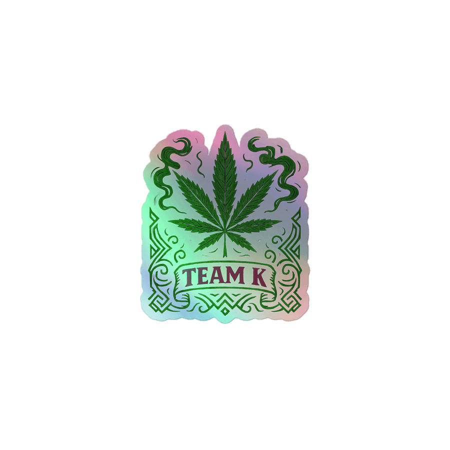 Team K V-7 HOLOGRAPHIC" STICKERS product image (1)