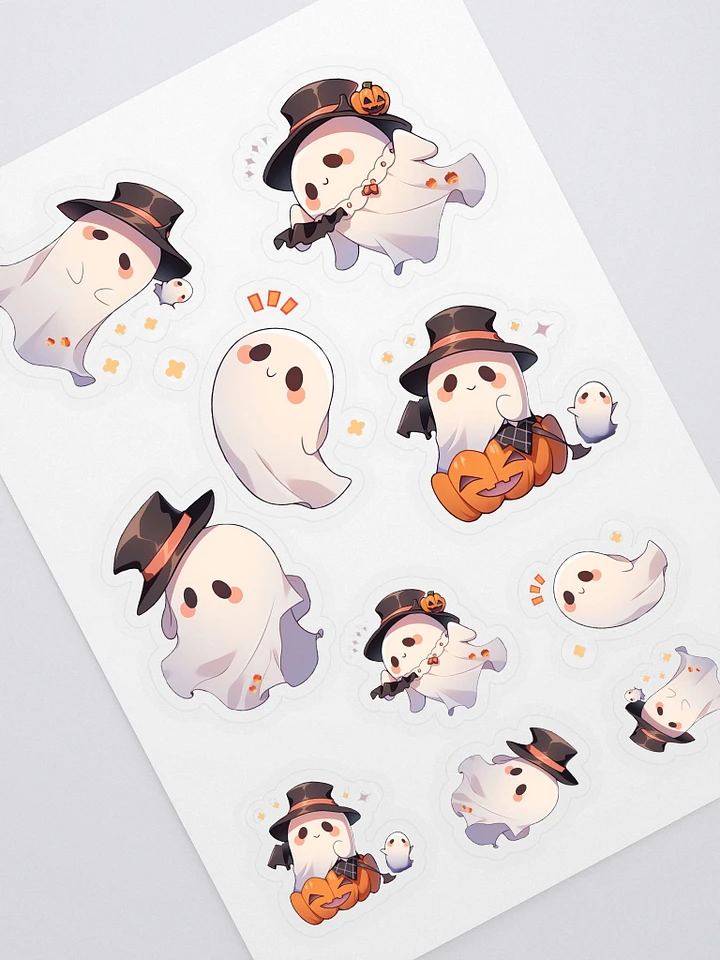 Halloween Ghost Sticker Set Sheet product image (1)