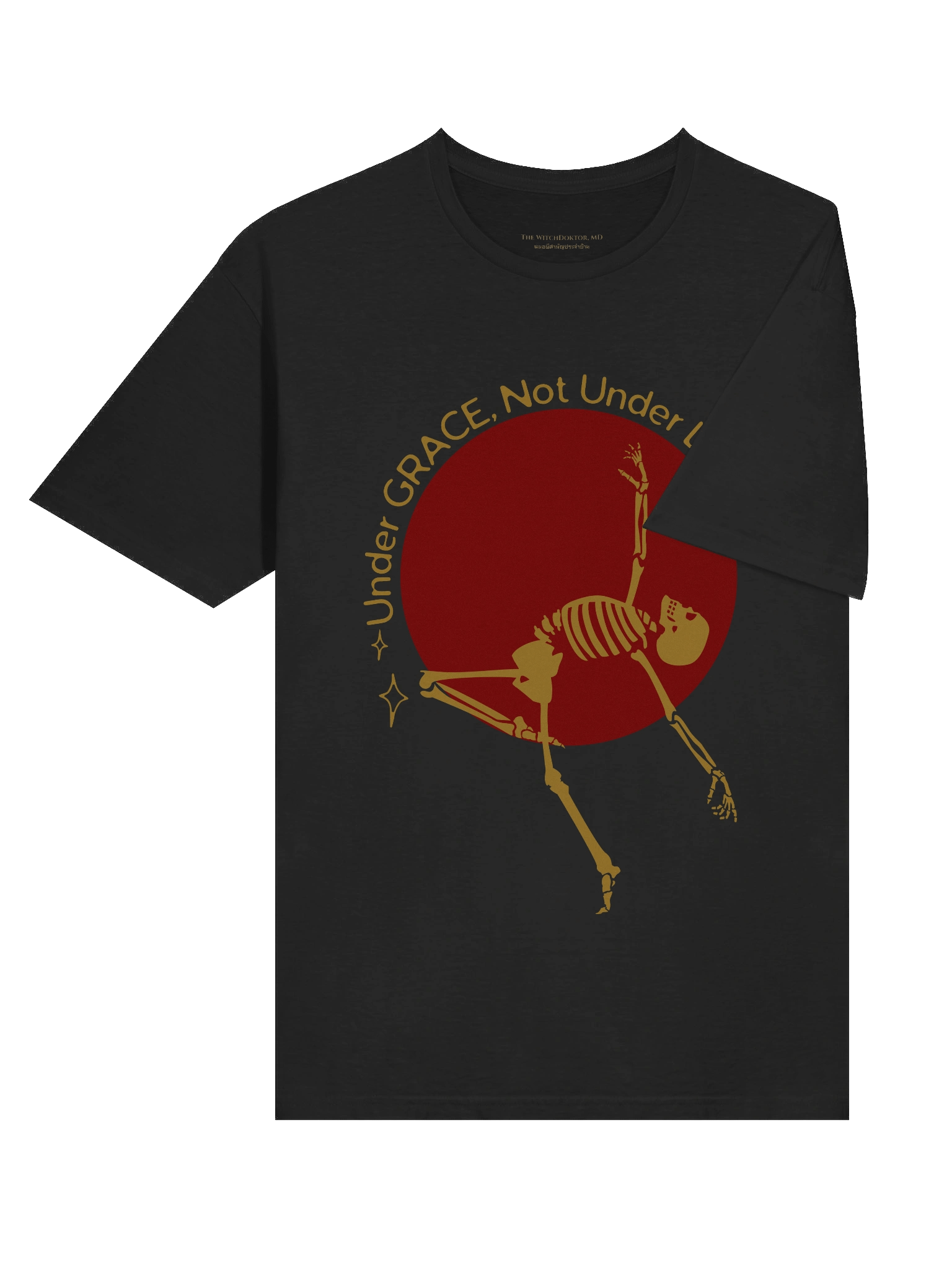 "Under Grace, Not Under Law." Skeleton T-Shirt product image (91)