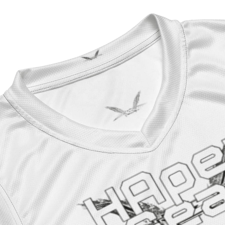 Capital EISKO - White - Recycled Unisex Basketball Jersey - White HApex Gear Black Logo product image (8)