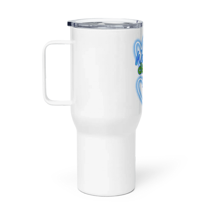 Dopest Dad Neon Heart Travel Mug product image (3)