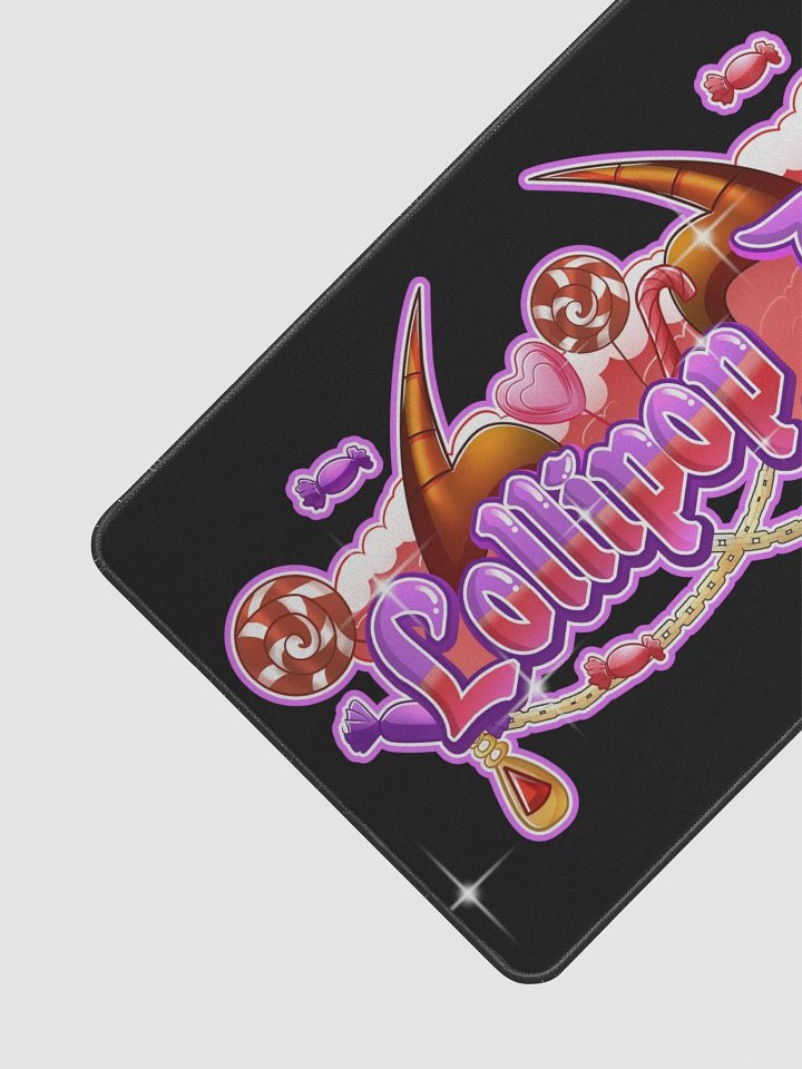Lollipop Desk Mat Black Medium product image (2)