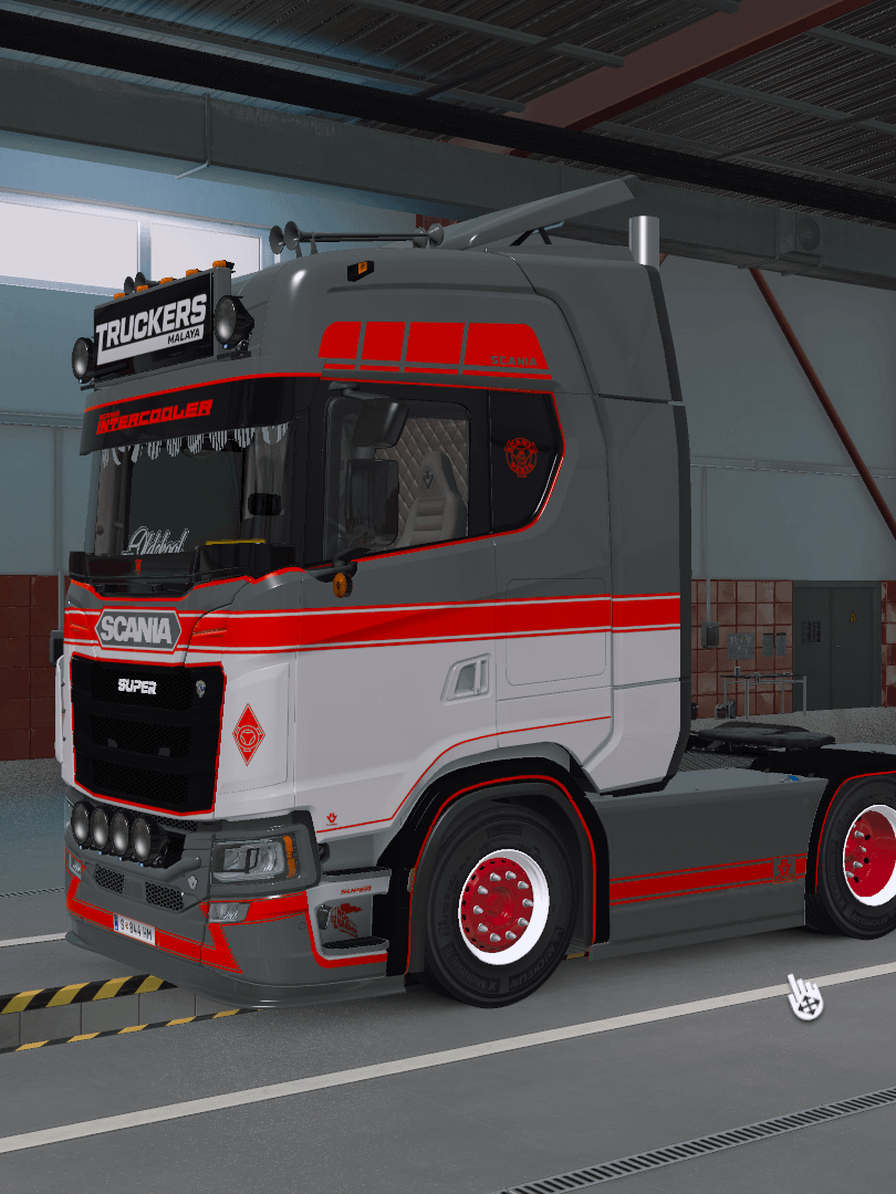 ETS2 TM Changeable Multicolor Skin - Scania R & S 2016 (Next Gen) TANDEM/RIGID - Company Pack Skin | Truckers Malaya Custom Skin Pack 1 product image (6)